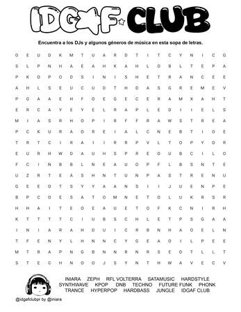 Sopa de letras - 03