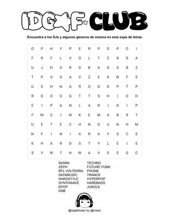 Sopa de letras - 01